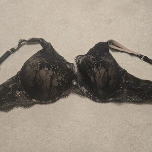 Elegant Black Lace Bra